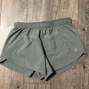 New Balance Olive green running shorts